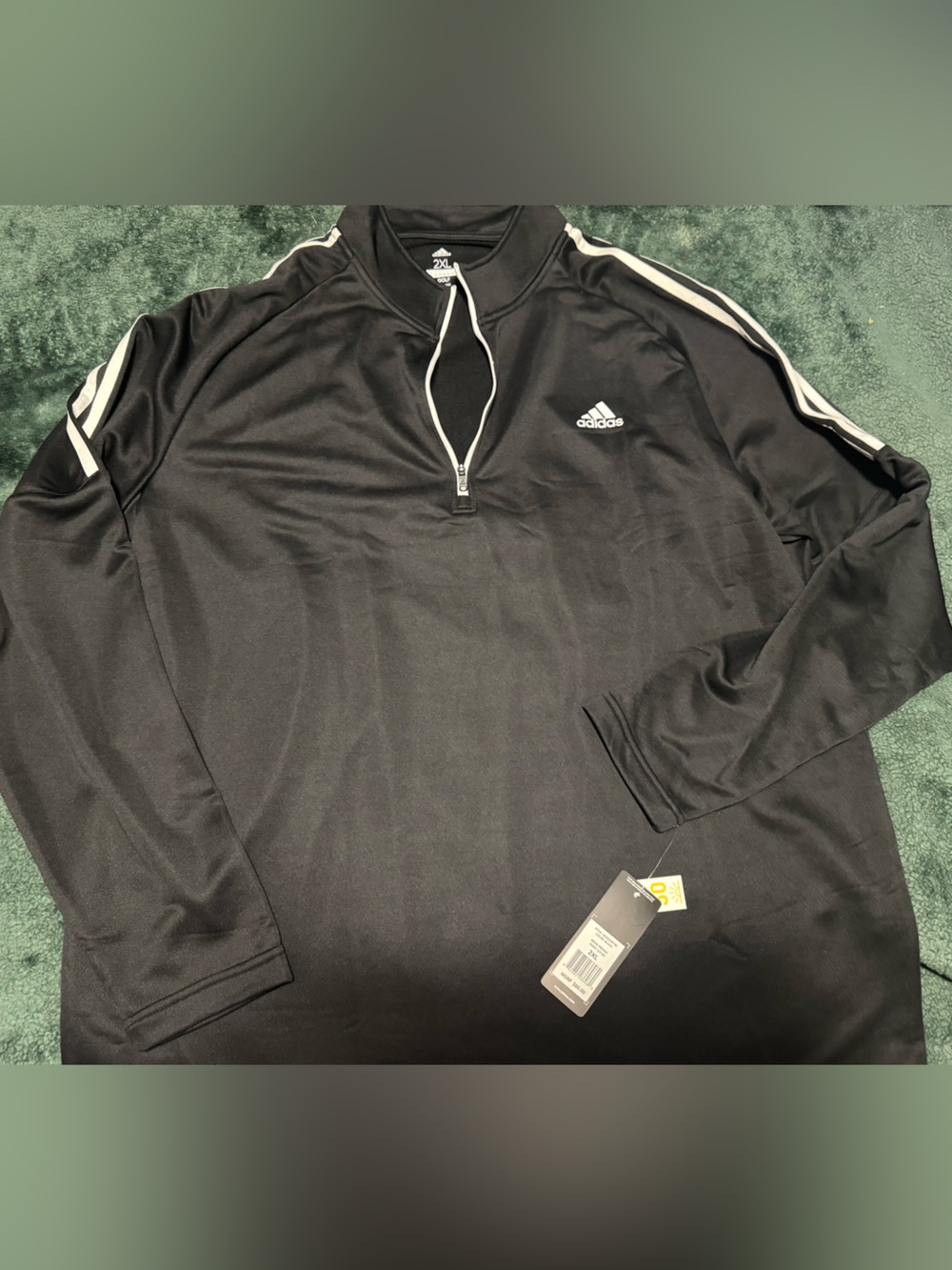 adidas Men’s Black 1/4 Zip